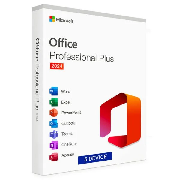 Microsoft Office 2024 Professional Plus 5 PC – Lifetime License