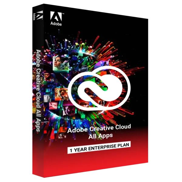 Adobe Creative Cloud All Apps - 1 Year Enterprise Plan | Delivered to Your Own Email