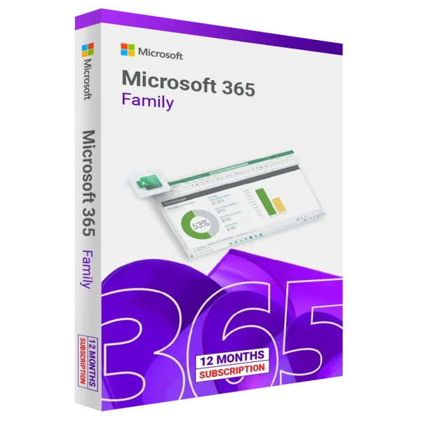 Microsoft 365 Family – 12 Month Subscription