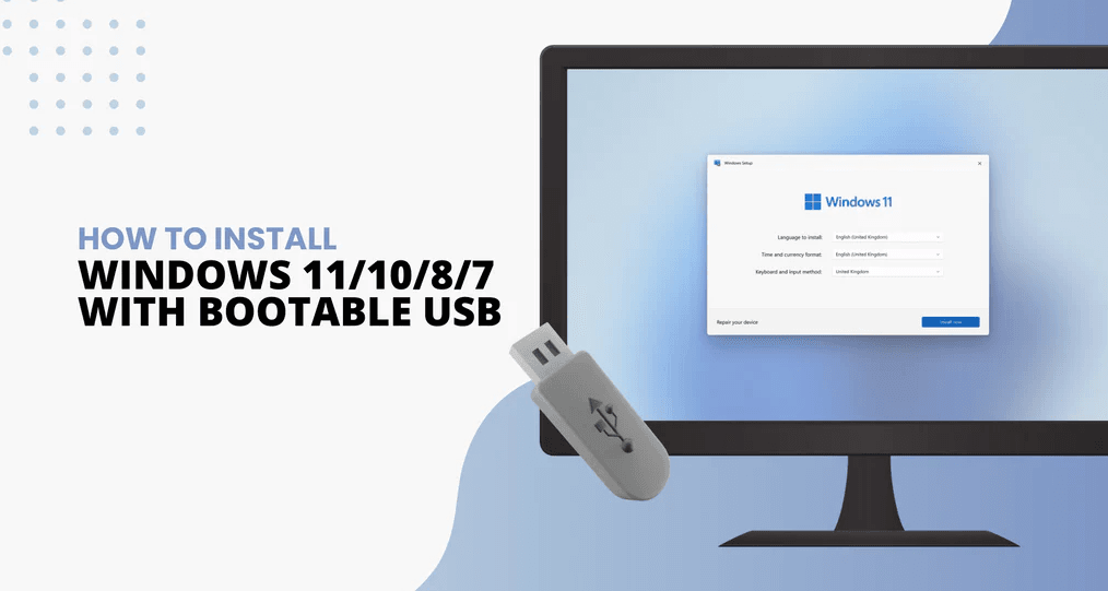 How to Install Windows from USB 