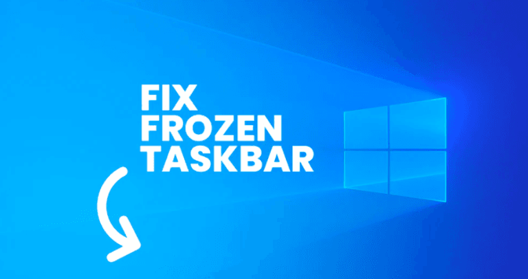 Taskbar Is Frozen