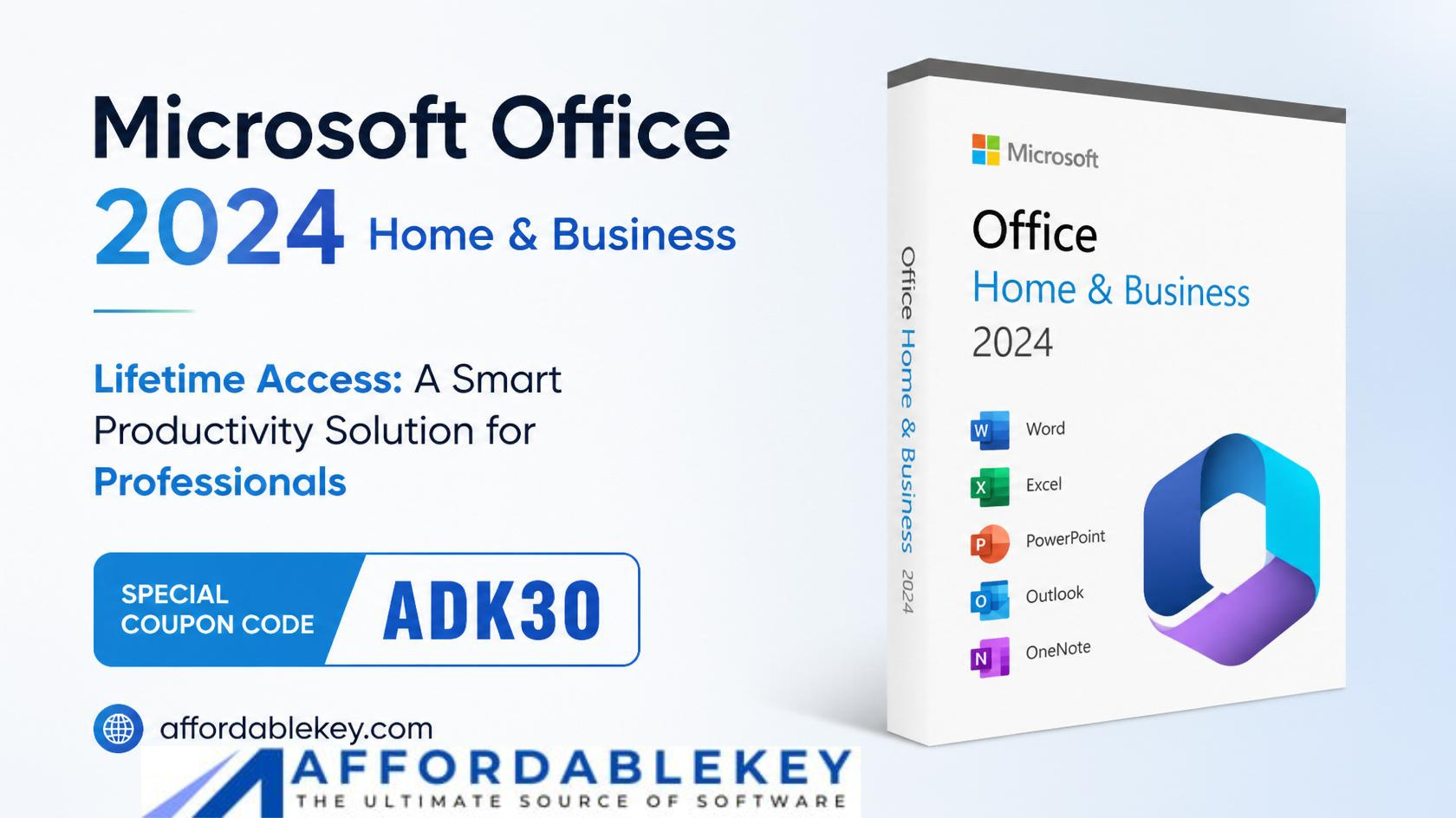 Microsoft Office 2024 Home & Business lifetime access overview