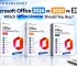 Microsoft Office 2024 vs 2021 vs 2019 comparison
